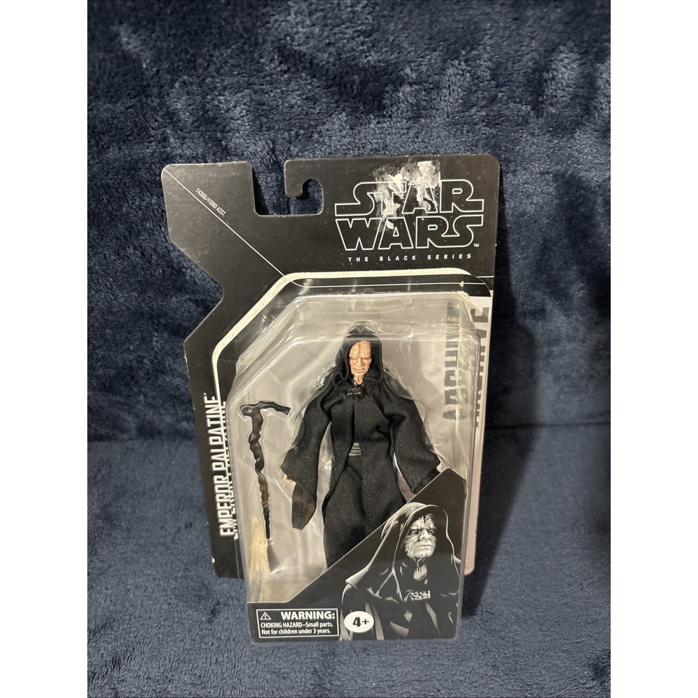 Star Wars Archive Emperor Palpatine action figure Black Series Open Box